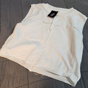 Women's White Crop Top (Med/Lg)